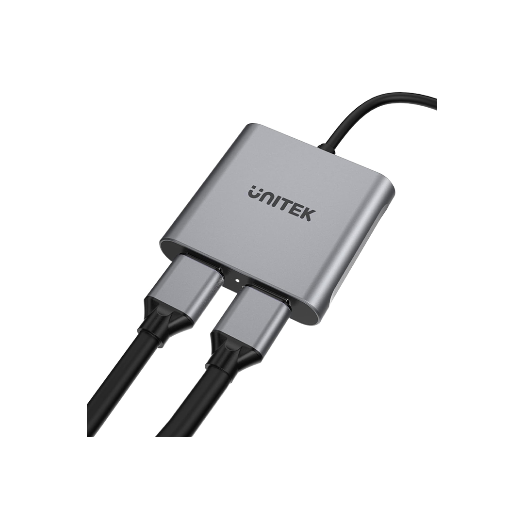 محول Unitek V1404B USB-C إلى HDMI مزدوج 4K محول Unitek V1404B USB-C إلى HDMI مزدوج 4K